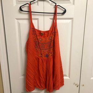 Burnt Orange sleeveless shirt